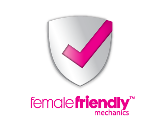 Logo of female friendly mechanics
